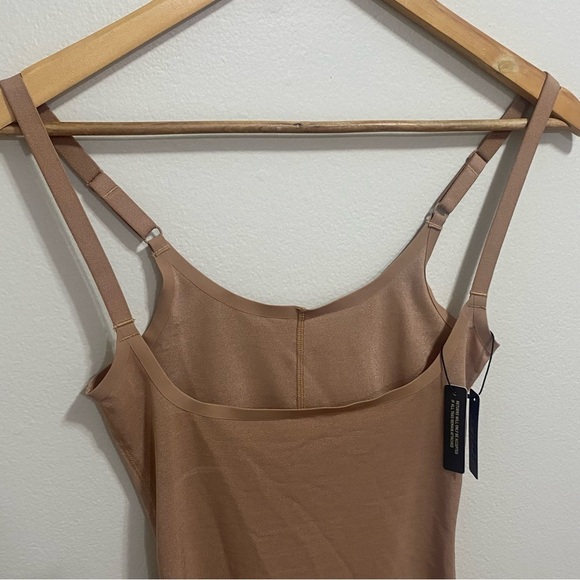 NEW Skims Sz Small Sheer Sculpt Dress in Sienna Tan - Picture 6 of 6
